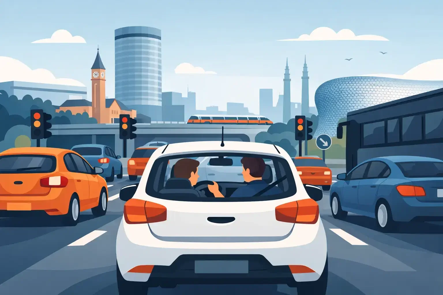 Driving Lessons on Busy Roads Birmingham